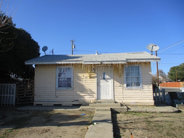 view of bungalow