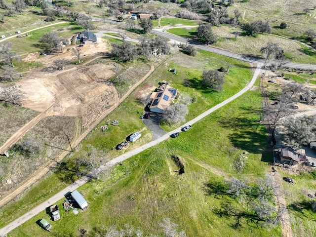 bird's eye view featuring a rural view