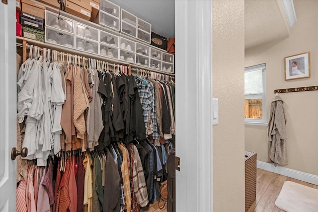 view of closet