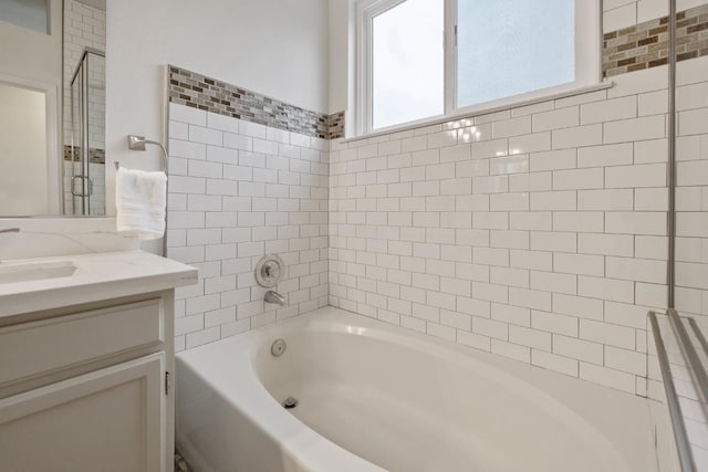 968 E Muncie, Fresno, CA 93720 - bathroom with shower / bathing tub combination and vanity