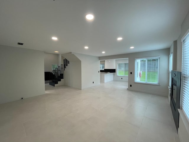 view of unfurnished living room