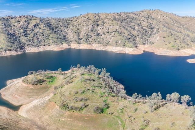 property view of water featuring a mountain view