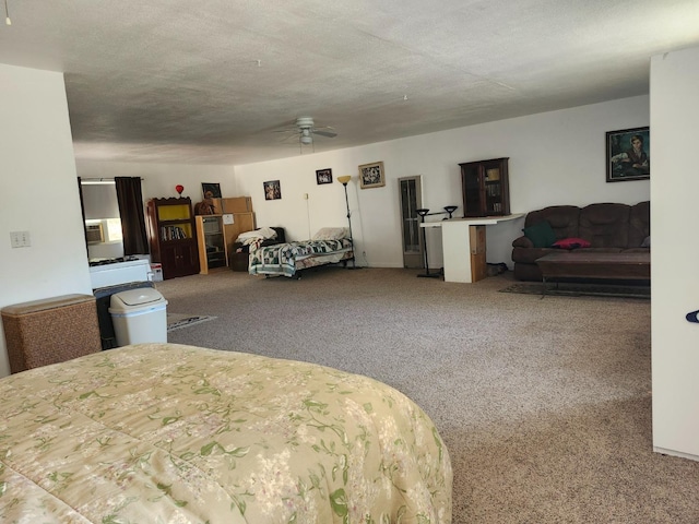 30684 Obanion Ln, Prather, CA 93651 - carpeted bedroom with a ceiling fan