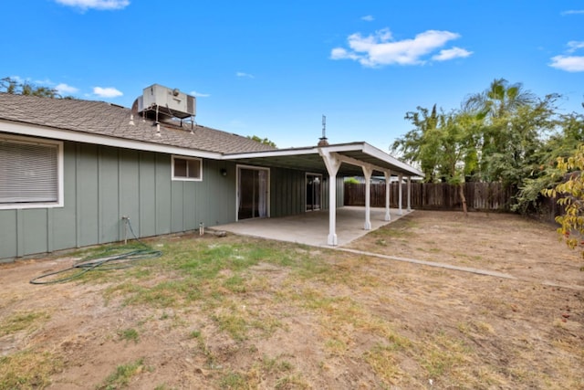 back of house featuring a patio area