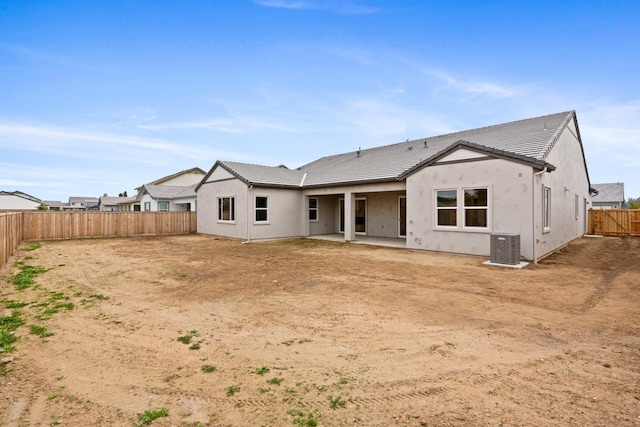 back of house featuring a patio