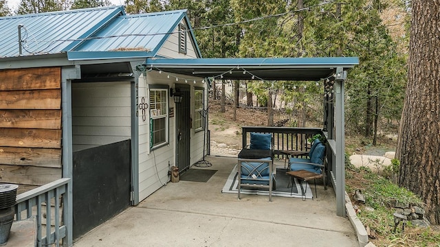 view of patio