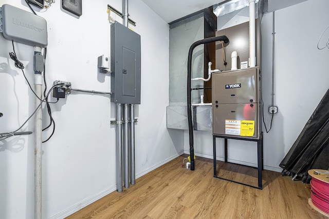 utility room with electric panel