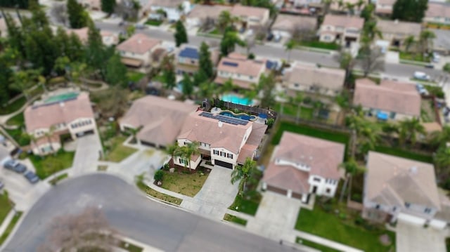 drone / aerial view featuring a residential view