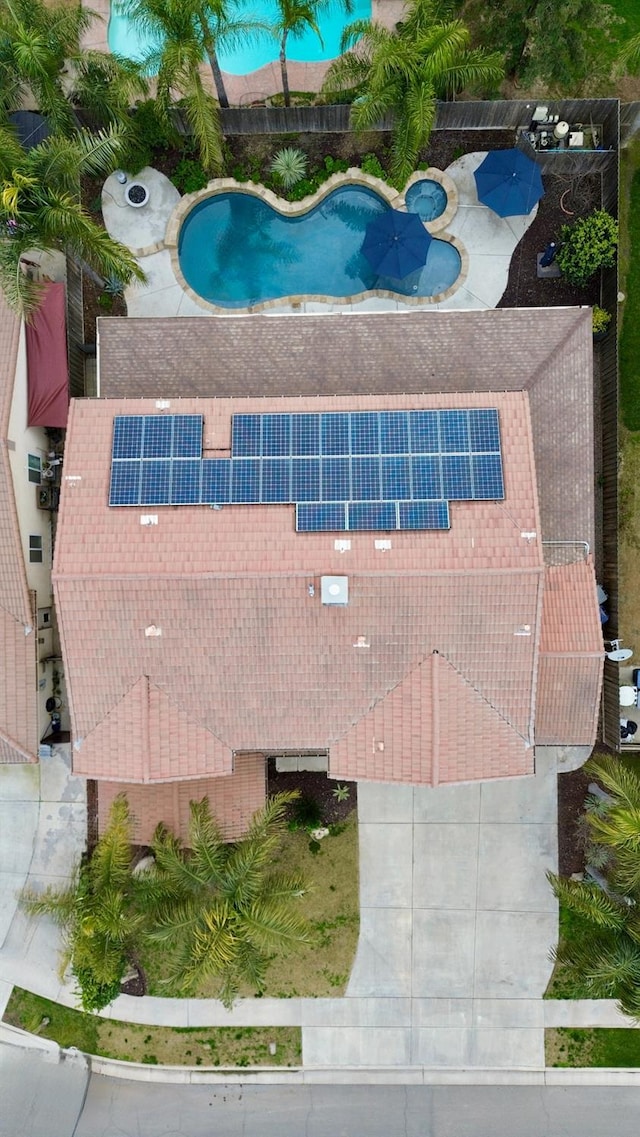 drone / aerial view