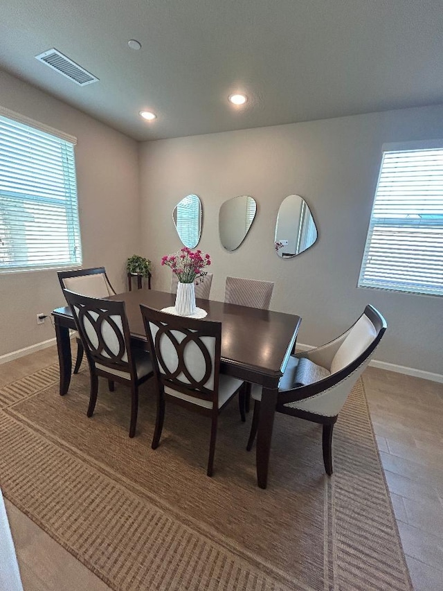 view of dining room