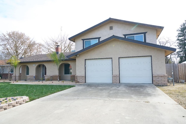 view of front of house with a front yard