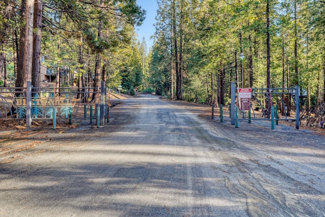 view of road