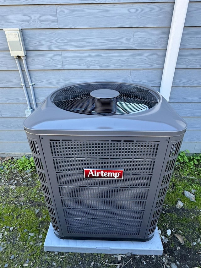 exterior details with central AC unit