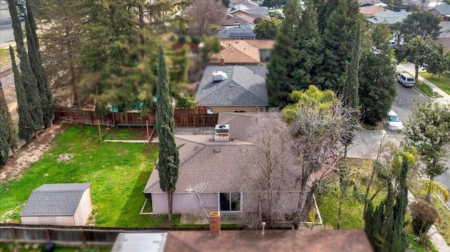 drone / aerial view featuring a residential view