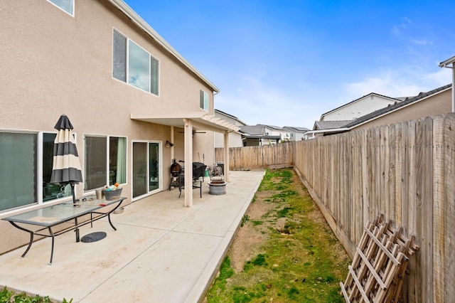 exterior space with a patio area