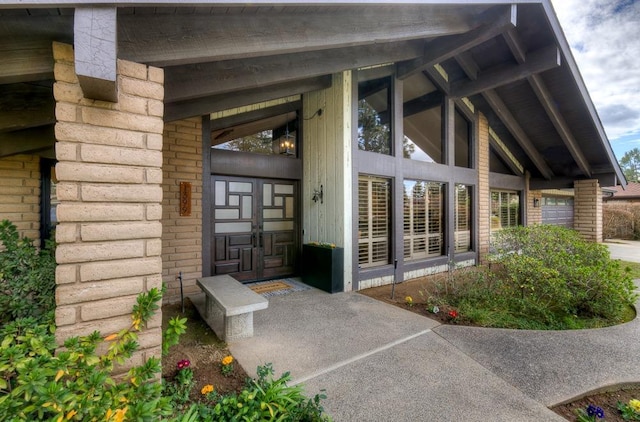 view of entrance to property