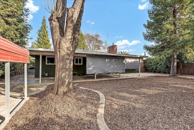 view of rear view of property