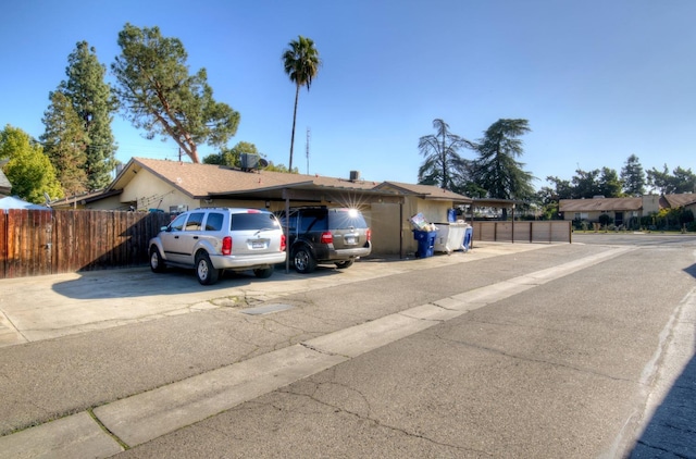 view of ranch-style house