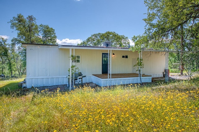view of manufactured / mobile home