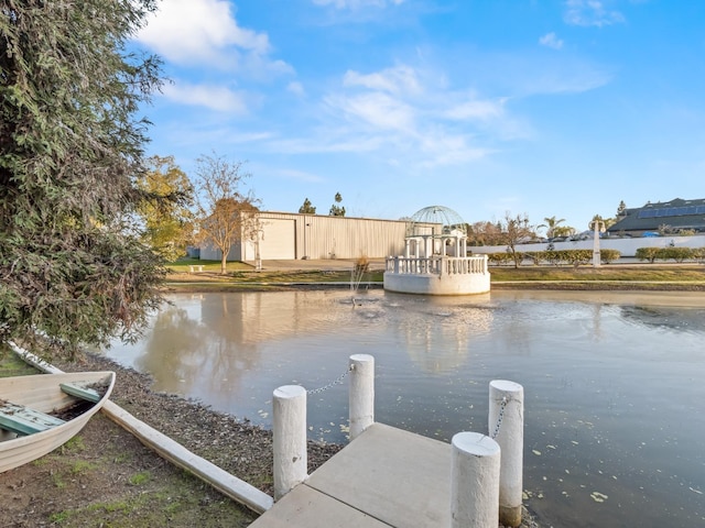 6702 N Langley Ave, Clovis, CA 93619 - dock area featuring a water view