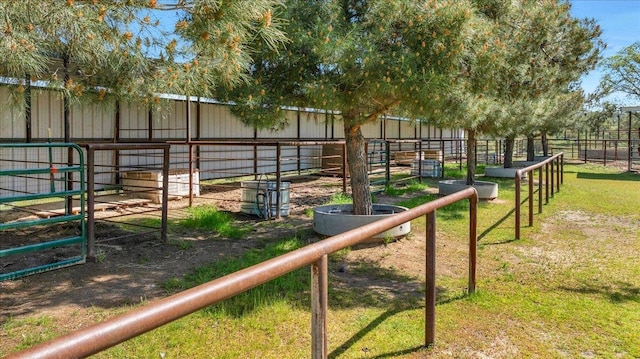 exterior space featuring an outbuilding and an exterior structure