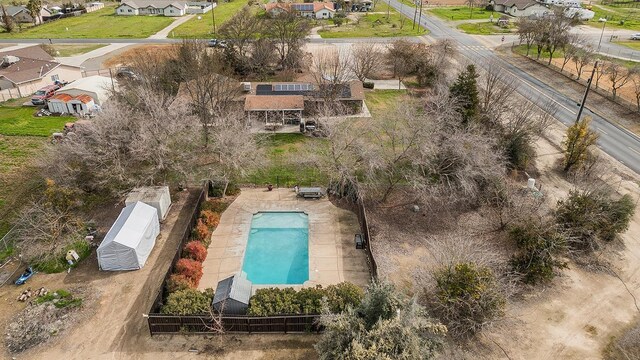 16526 Paula Rd, Madera, CA 93636 - birds eye view of property with a residential view