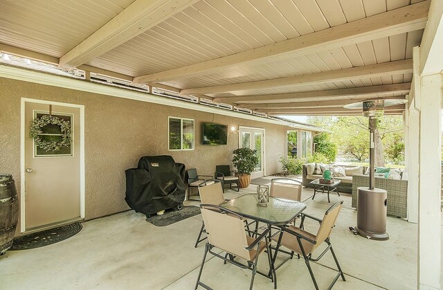 16526 Paula Rd, Madera, CA 93636 - view of patio / terrace featuring outdoor lounge area, outdoor dining area, and a grill
