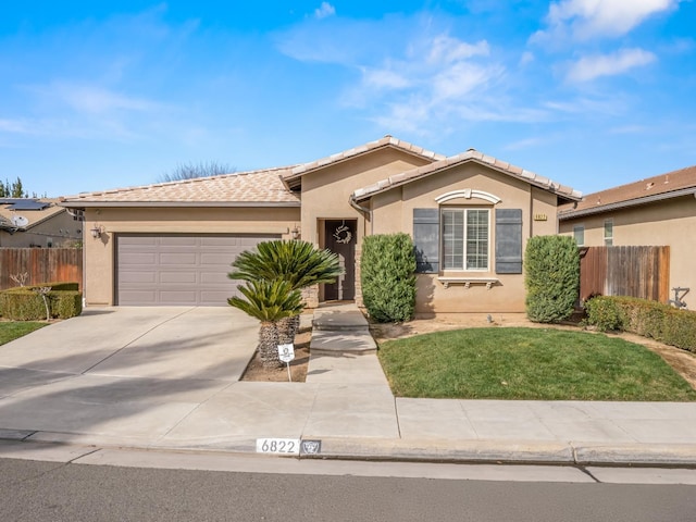 ranch-style house with a garage