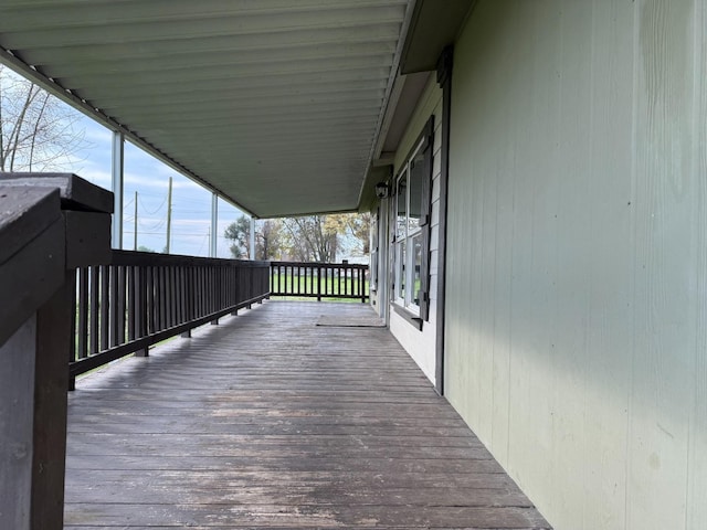 view of deck