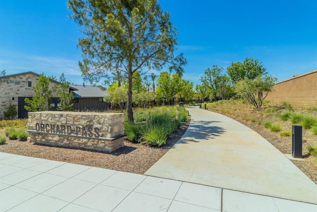 view of community