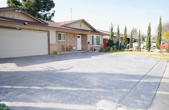 ranch-style house with a garage