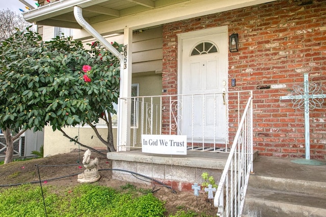 view of entrance to property