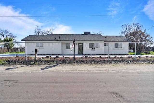 view of front of home