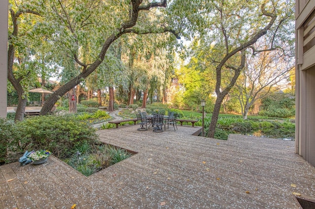 view of patio