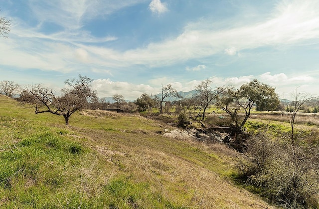 view of landscape with a rural view