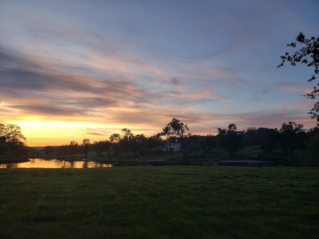 14505 Blue Drake Ln, Prather, CA 93651 - view of grassy yard featuring a water view