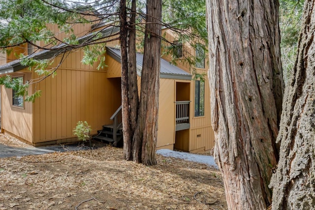 view of property exterior