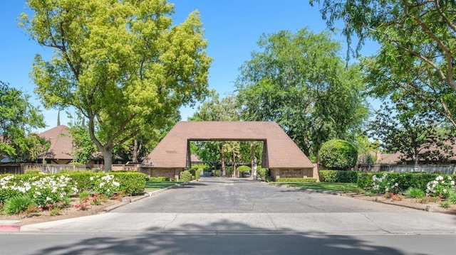 exterior space with fence