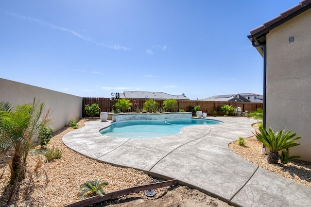 6375 E Millie Dr, Fresno, CA 93727 - view of pool featuring a fenced backyard and a patio