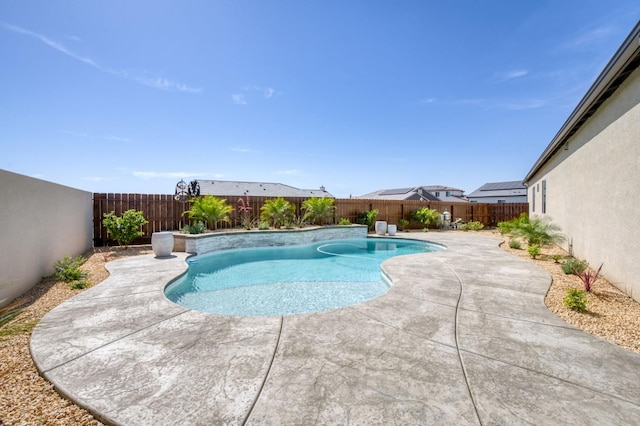 6375 E Millie Dr, Fresno, CA 93727 - view of pool featuring a patio area and a fenced backyard