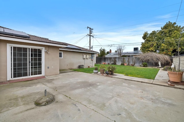 view of patio / terrace with fence