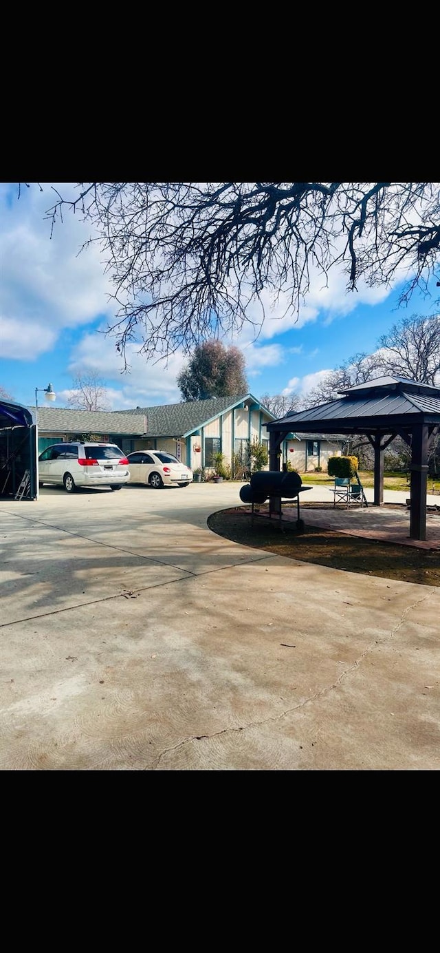 view of parking / parking lot