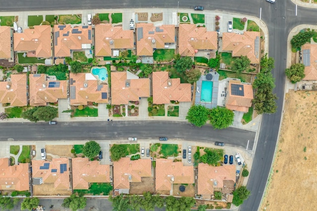 birds eye view of property featuring a residential view