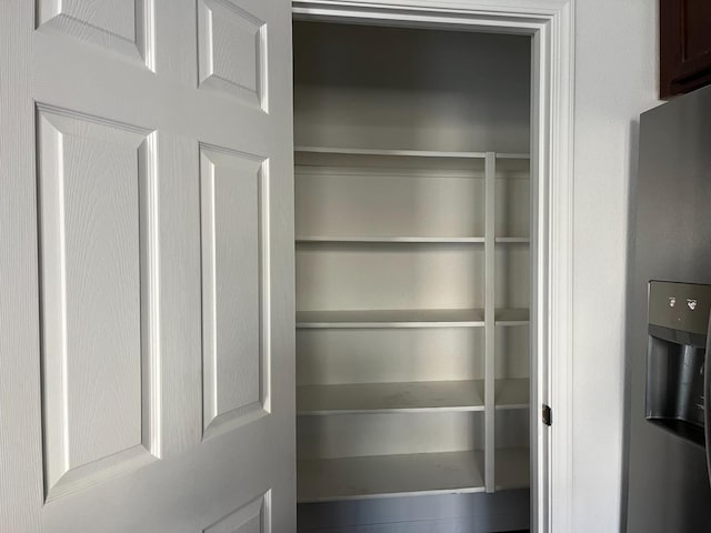 view of closet