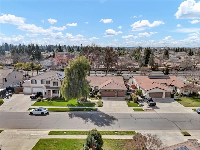 drone / aerial view featuring a residential view