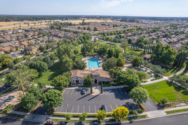 drone / aerial view featuring a residential view