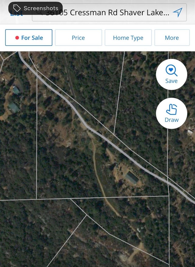 36105 Cressman Rd, Shaver Lake, CA 93664 - aerial overview of property's location