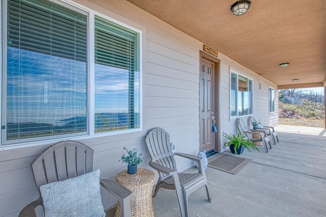 view of patio / terrace featuring a porch