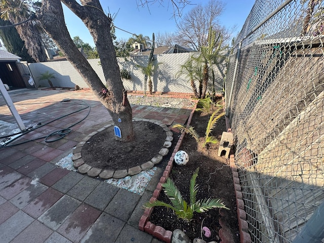 view of patio / terrace featuring a fenced backyard