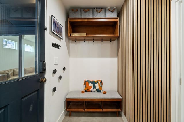 2460 W Browning Ave, Fresno, CA 93711 - mudroom featuring baseboards
